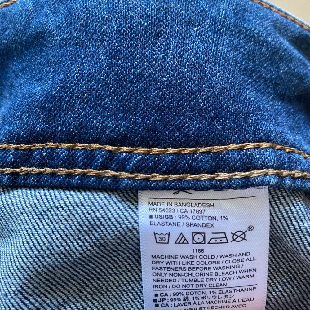 BANANA REPUBLIC BLUE JEANS 33 ULTRA HIGH-RISE STRAIGHT LEG CLASSIC DENIM SIZE 33 - Picture 13 of 14